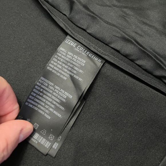 NWT - Izzue Women’s Double Breasted Short Trench Coat - Size L - Picture 10 of 11